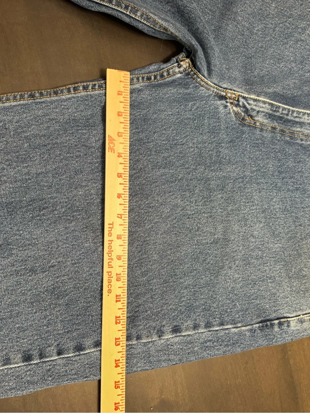 Levi’s 550 Blue Jeans 46 x 30 Med Wash Relaxed Denim Zip fly 5 pocket